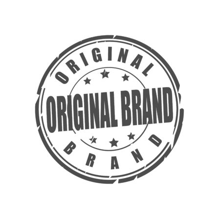 Original brand vector illustration stampのイラスト素材