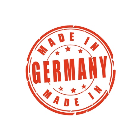 Made in Germany vector illustration stampのイラスト素材
