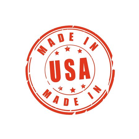 Made in USA vector illustration stampのイラスト素材