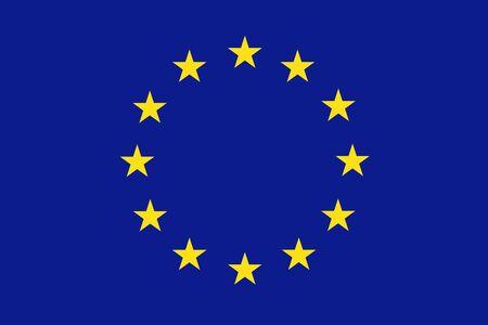 Flag of European Union - vectorのイラスト素材