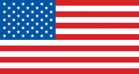 Flag of United States of America - vectorのイラスト素材