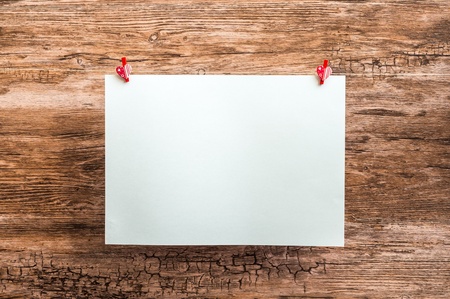 White blank paperの写真素材