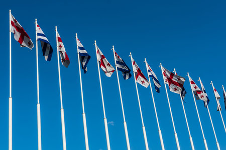 Flags of Adjara and Georgia, Georgia