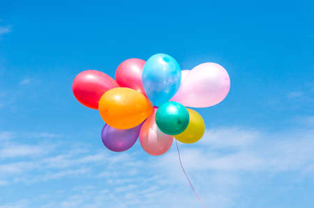 Colorful balloonsの写真素材