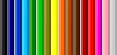 Beautiful colorful background with crayons - vector illustrationの写真素材