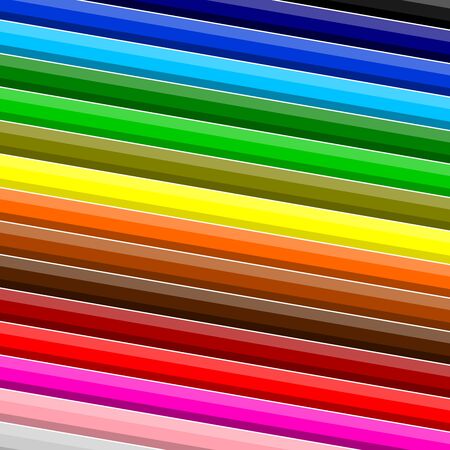 Beautiful colorful background with crayons - vector illustrationの写真素材