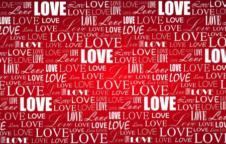Valentine's Day background with love inscription - love conceptのイラスト素材