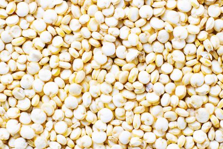 Dry Grain quinoa background, Healthy food, veg, Horizontal Macroの写真素材