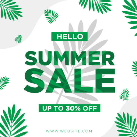 summer sale discount banner template for boost your discount or promo product salesのイラスト素材
