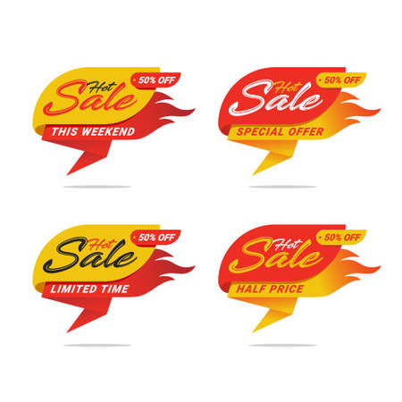 hot sale discount price label template best for boost your product salesのイラスト素材