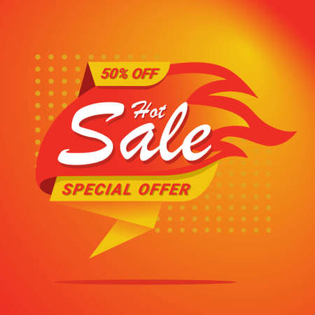 hot sale discount banner template design best for boost your product salesのイラスト素材