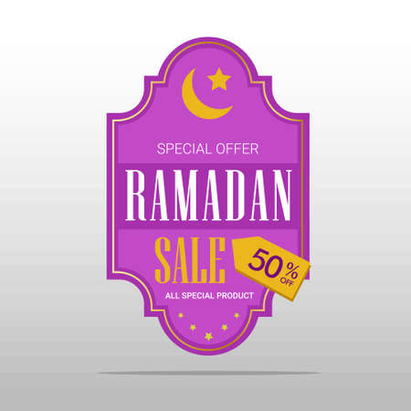 ramadan sale banner background vector perfect for boost your product salesのイラスト素材