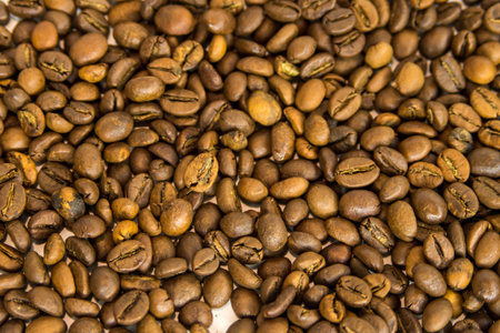 beans coffee beans close-up, texture, roasted coffee