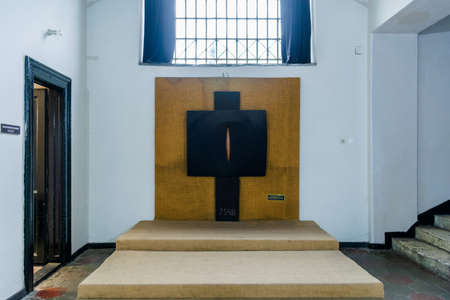 The inside of a communist prison - Memorial of the Victims of Communism and the Resistance, Sighet Memorial, Romaniaのeditorial素材