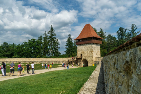 The archers' tower Bathory, Rasnov Citadel, Brasov, Romania