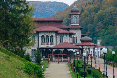 The Way to Slanic Moldova Casino, Bacau, Romaniaのeditorial素材