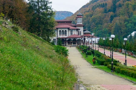The Way to Slanic Moldova Casino, Bacau, Romaniaのeditorial素材