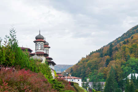 The Way to Slanic Moldova Casino, Bacau, Romaniaのeditorial素材