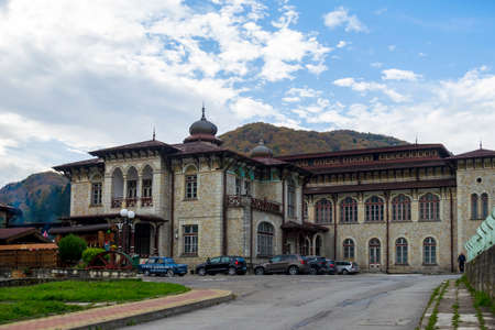The Casino of Slanic Moldova, Bacau, Romaniaのeditorial素材