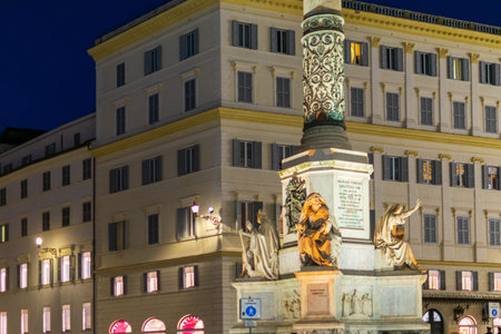Statues on the Streets of Rome for the Holidays, Italy