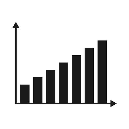 Infographics, chart icon. Illustration.のイラスト素材