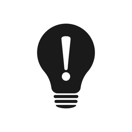 Information light bulb icon, idea and answer. Success concept. Lamp. Web design.のイラスト素材