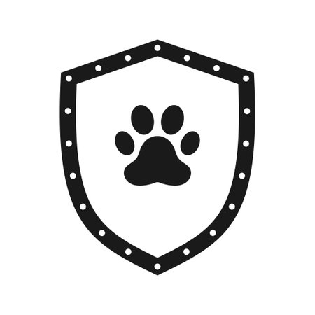 Pet insurance icon. Illustrationのイラスト素材