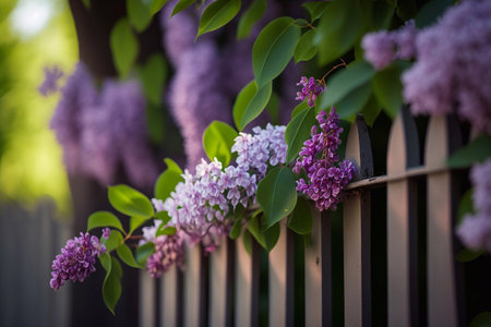 purple lilac. Generative AIの素材