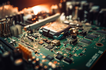 motherboard. Generative AIの素材