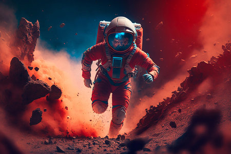 space exploration. Generative AIの素材