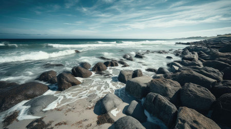 coast. Generative AIの素材