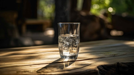 Fresh Pure Clean water for good health. Health And Diet Concept. Generative AIの素材