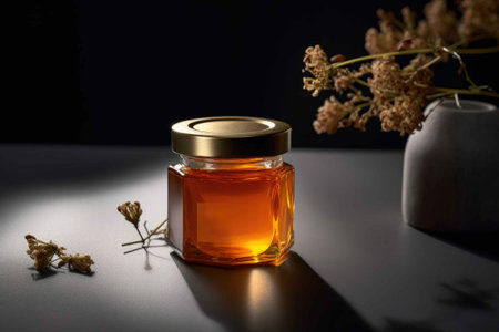 Honey in the jar. Generative AIの素材