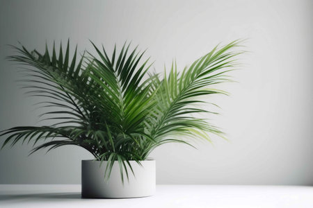 Plant with white background. Generative AIの素材