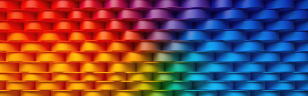 Abstract Pride Wallpaper: Embracing Diversity. Generative AIの素材