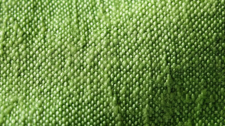 Close-Up of Textured Green Denim. Generative AIの素材
