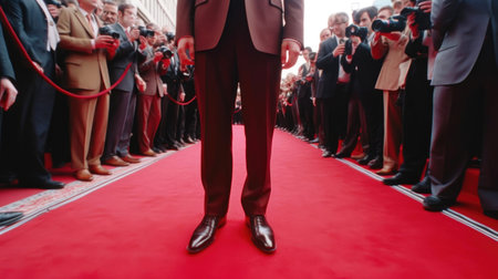 Celebrity Shines on the Red Carpetの素材