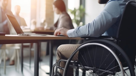 Disabled Professional and Colleaguesの素材