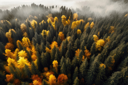 Aerial Forest Viewの素材