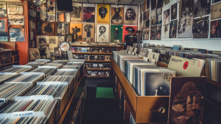 Retro Record Store Delightの素材