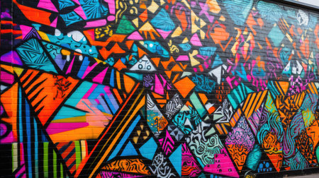 Captivating Graffiti Artの素材