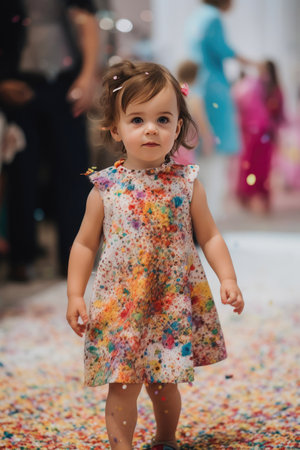 A Fashionable Little Star Walks the Runwayの素材