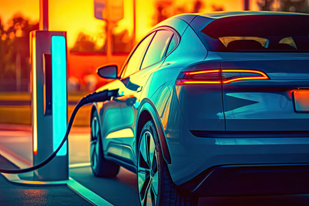 Electric Car Chargingの素材