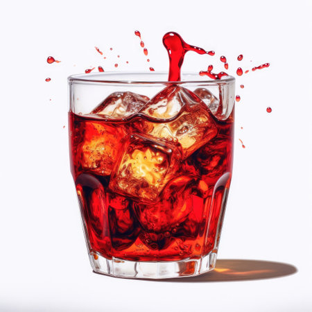 Refreshing Cola Drink in Glassの素材