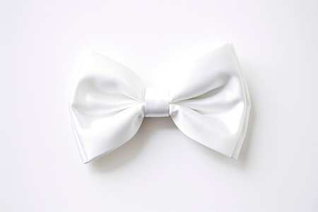 Classic Bow Tie on Whiteの素材