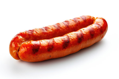 Classic Sausages on a Neutral Backgroundの素材