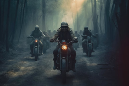 Post-Apocalyptic Riders in the Wildの素材