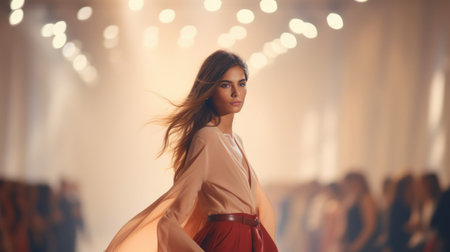 Chic Abstraction: Dream Runway Perspectiveの素材