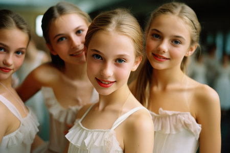 Youthful Ballerinas in Harmonyの素材