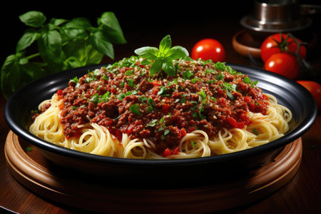 Classic Italian Spaghetti Bologneseの素材